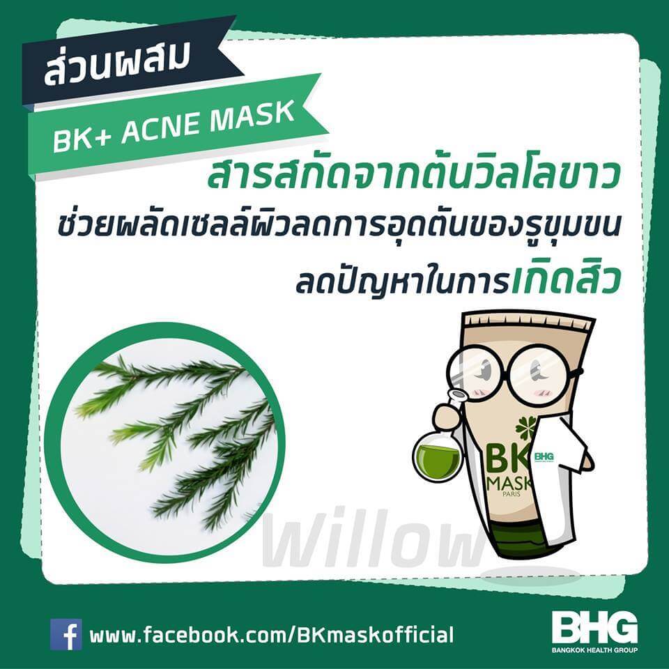 BK ,Acne Mask  มาสก์บำรุงผิวหน้า,ปัญหาสิว, บีเคมาร์ค