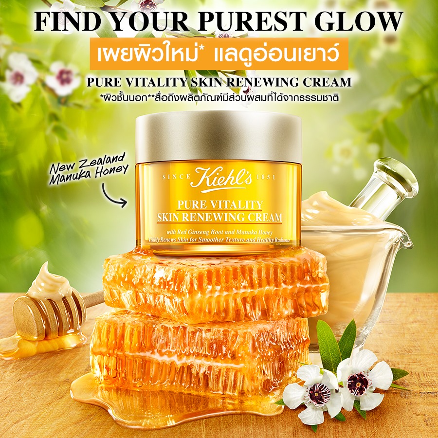 Kiehl's, Kiehl's Pure Vitality Skin Renewing Cream, Kiehl's Pure Vitality Skin Renewing Cream รีวิว, Kiehl's Pure Vitality Skin Renewing Cream ราคา, Kiehl's Pure Vitality Skin Renewing Cream pantip, Kiehl's Pure Vitality Skin Renewing Cream ดีไหม, Pure Vitality Skin Renewing Cream, Kiehl's Pure Vitality Skin Renewing Cream 50ml