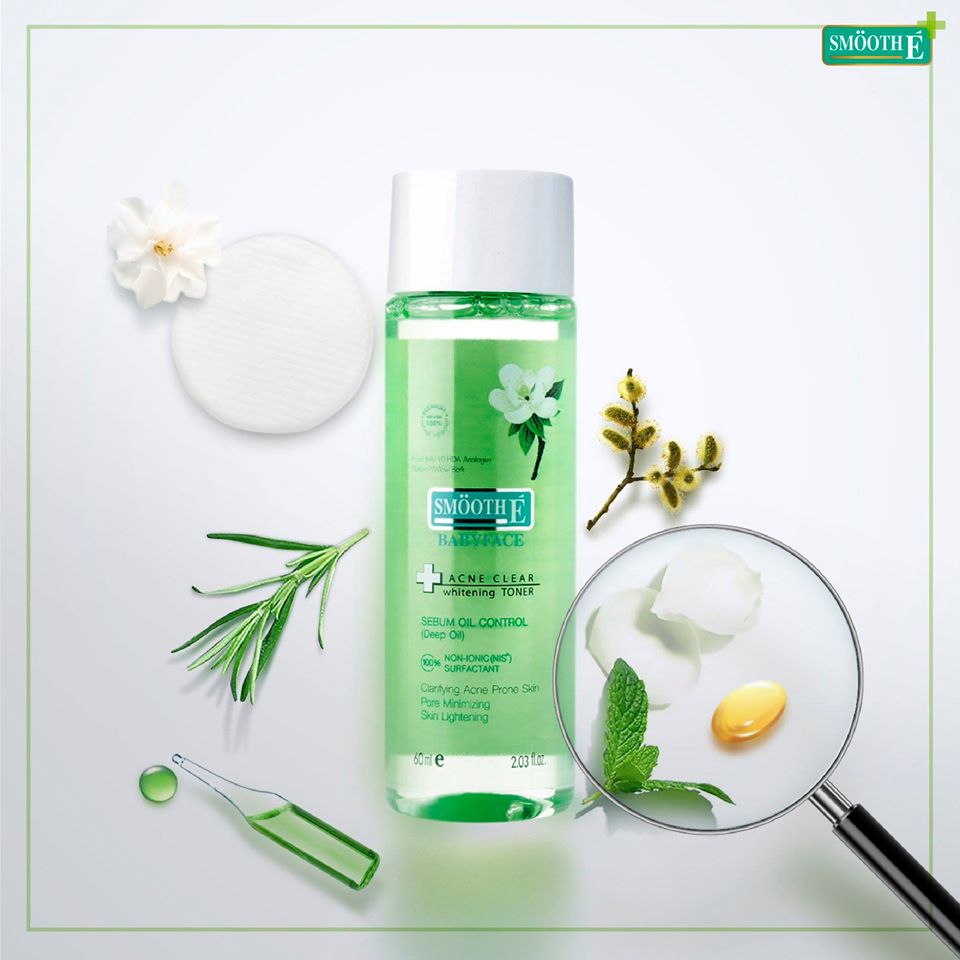 Smooth E Acne Clear Whitening Toner 150ml ,Smooth E,สมูทอี,smooth e acne clear whitening toner รีวิว ,smooth e acne clear whitening toner ราคา, smooth e acne clear whitening toner วิธีใช้ ,smooth e acne clear whitening toner ดีไหม ,smooth e acne clear whitening toner ใช้ยังไง, smooth e acne clear whitening toner โทนเนอร์ลดสิว ,smooth e acne clear whitening toner ซื้อที่ไหน