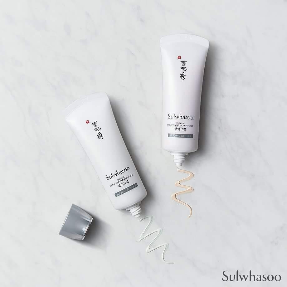 Sulwhasoo, Sulwhasoo Snowise, Sulwhasoo Snowise Brightening, Sulwhasoo Snowise Brightening UV Protector, Sulwhasoo Snowise Brightening UV Protector SPF50+ PA++++, Sulwhasoo Snowise Brightening UV Protector SPF50+ PA++++ #02 Sotf Peach, Sulwhasoo Snowise Brightening UV Protector SPF50+ PA++++ #02 Sotf Peach 20ml, Sulwhasoo Snowise Brightening UV Protector SPF50+ PA++++ รีวิว, ครีมกันแดด, ลดความหมองคล้ำ, จุดด่างดำ, ปกป้องผิวจากรังสียูวี