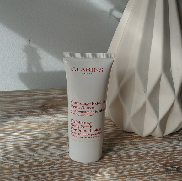 Clarins, Clarins Exfoliating Body Scrub, Clarins Exfoliating Body Scrub For Smooth Skin With Bamboo Powders, Clarins Exfoliating Body Scrub For Smooth Skin With Bamboo Powders 30ml, สครับ, สครับผิวกาย, ช่วยผลัดเซลล์ผิว, ผิวเฟิร์มกระชับ