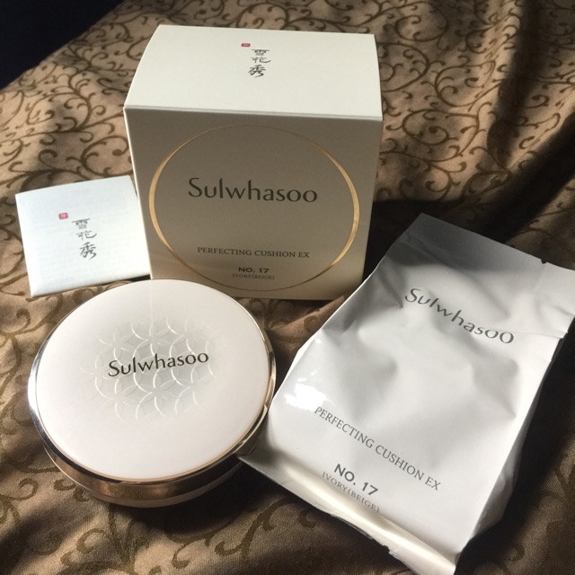 Sulwhasoo, Sulwhasoo Perfecting Cushion EX, Sulwhasoo Perfecting Cushion EX #17 Ivory Beige, Sulwhasoo Perfecting Cushion EX #17 Ivory Beige 30g, Sulwhasoo Perfecting Cushion EX #17 Ivory Beige รีวิว, Sulwhasoo Perfecting Cushion EX รีวิว, คุชชั่น, คุชชั่น Sulwhasoo, โซลวาซู, คุชชั่นรองพื้น, รองพื้น