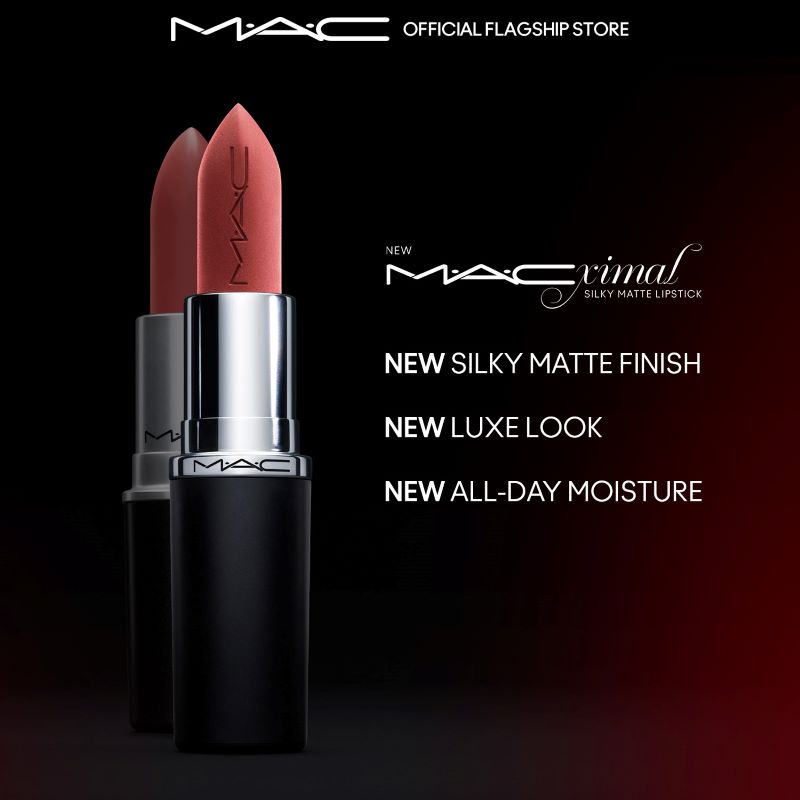 M.A.C Macximal Silky Matte Lipstick 3.5 g. #666 Sweet Deal ,M.A.C, ลิป mac , ลิปปลอกดำ , M.A.C Macximal Silky Matte Lipstick ราคา , M.A.C Macximal Silky Matte Lipstick รีวิว, M·A·Cximal Rouge à lèvres mat Silky